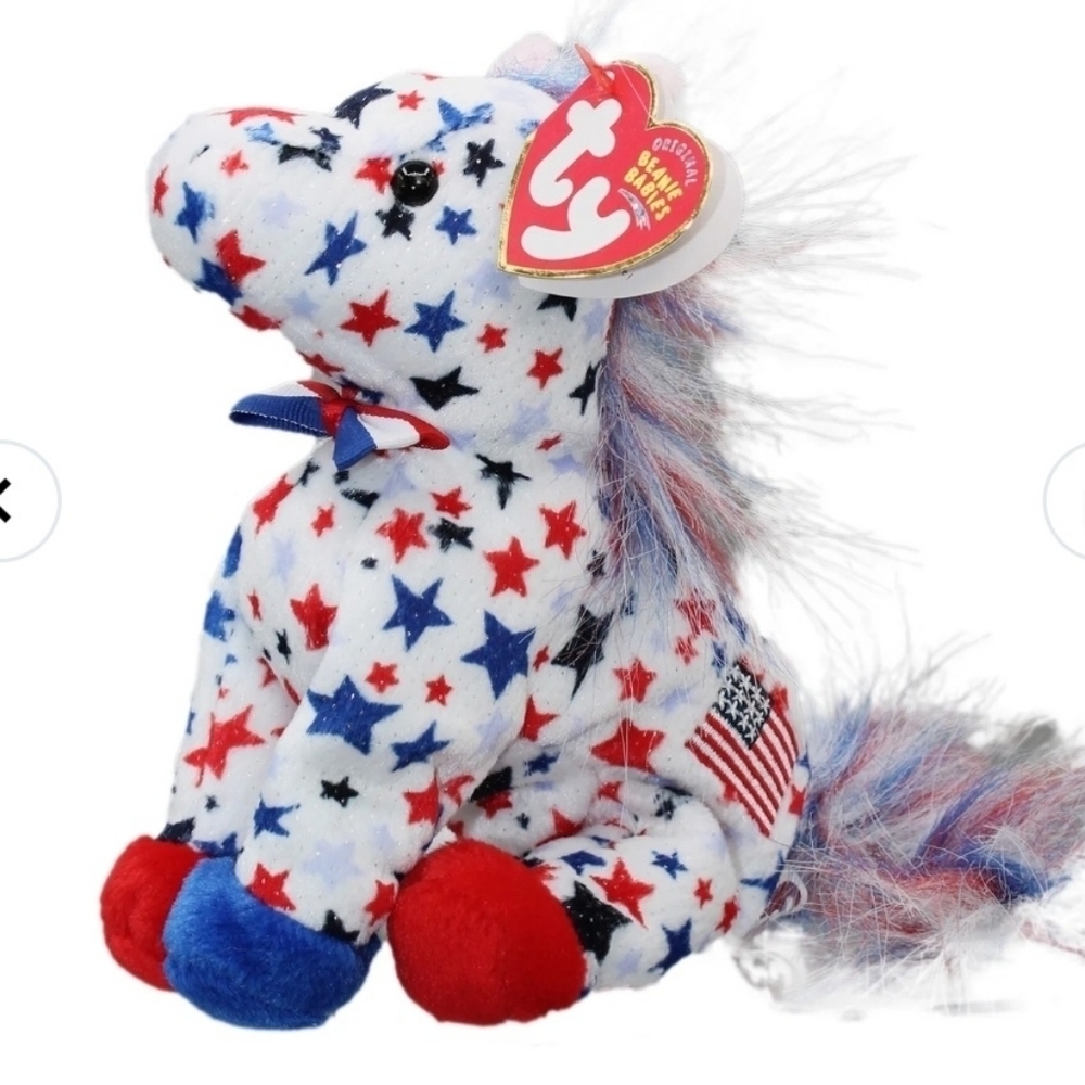 TY Beanie Baby - LEFTY 2004 the Donkey